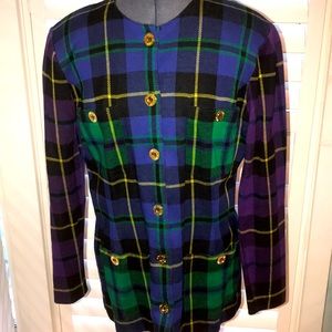 Vintage Plaid Jacket